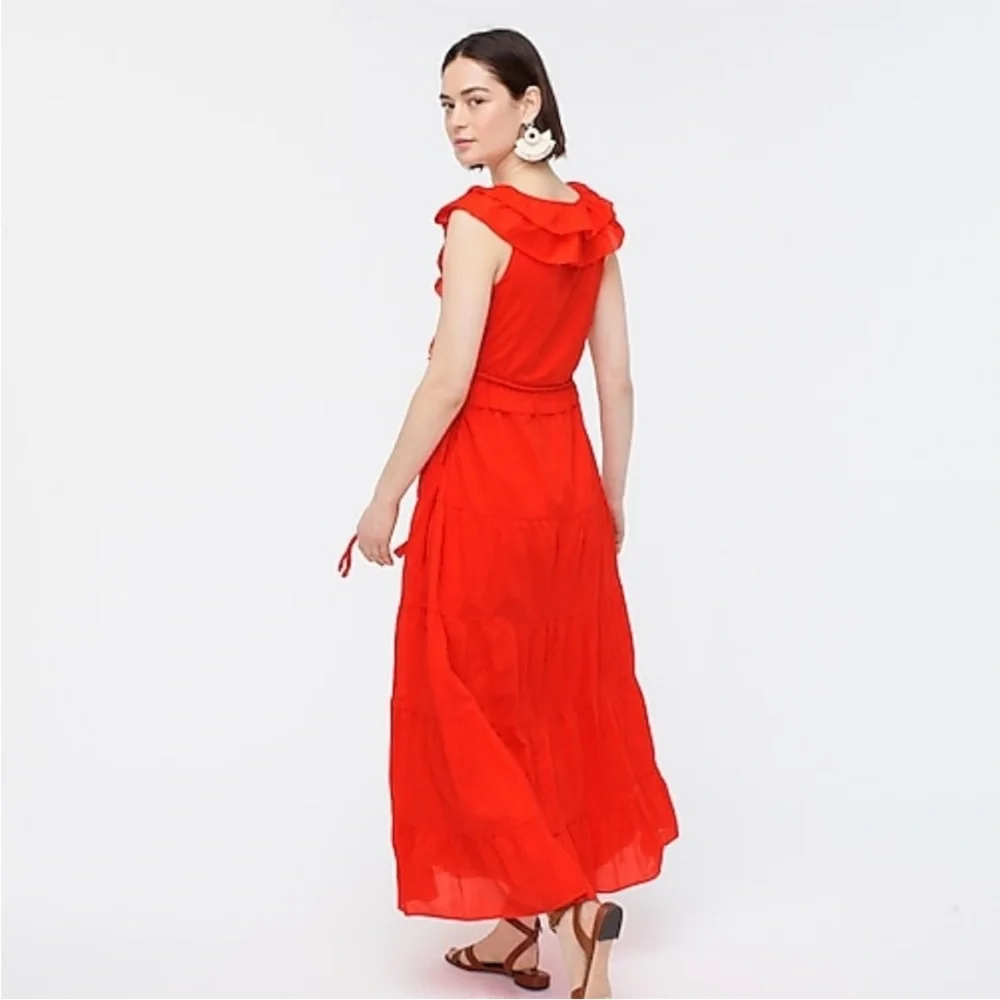 J. Crew Sunset Ruffle Dress - Picture 4 of 5